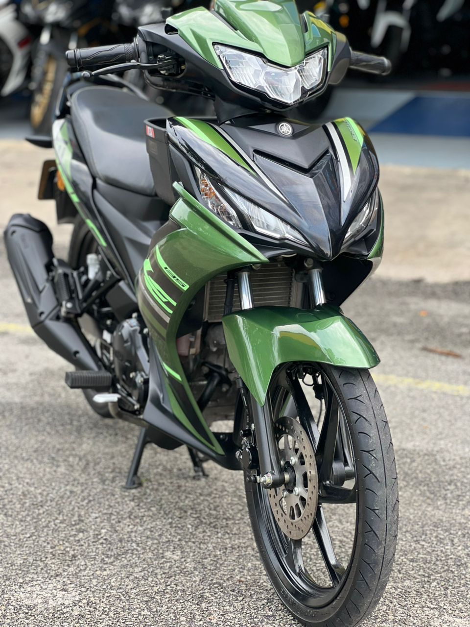 YAMAHA 135LC FI MOSS GREEN 2024 - (MVS4439) - Motovistar